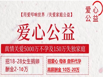 海棠捐卵助孕生子 爱心志愿者招募